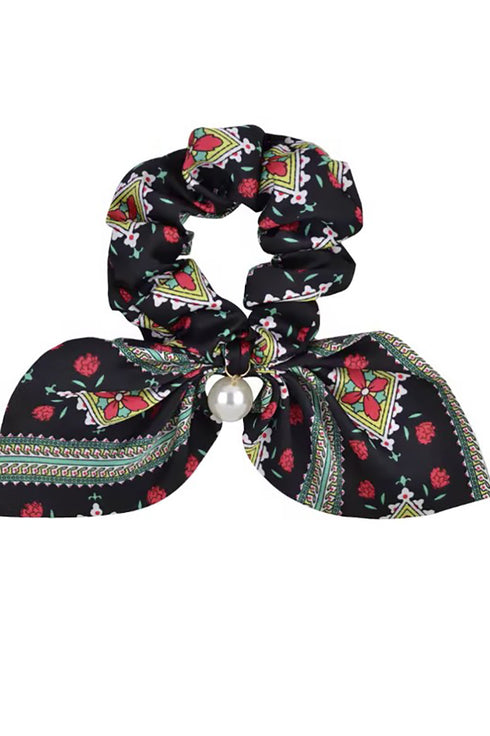 Hold That Thought Bow with Pearl Scrunchie