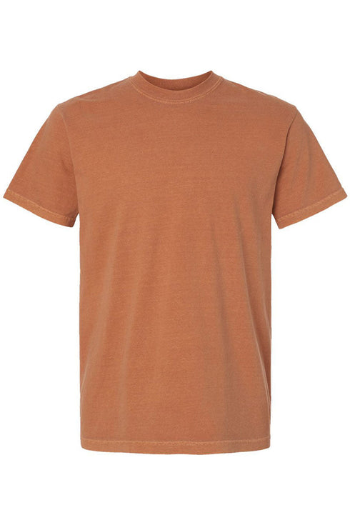 Distressed Coffee Weather Comfort Colors Adult Ring-Spun Cotton Tee