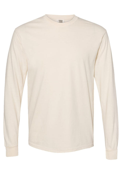 Wonderfully Made Front & Back Design Comfort Colors Heavyweight Long T-Shirt