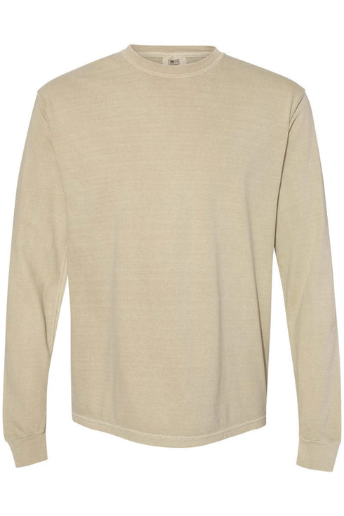 Doodle Christ Is King Comfort Colors Heavyweight Long Sleeve T-Shirt