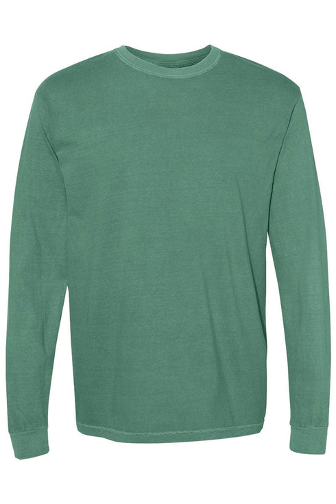 Retro Spooky Season Front & Back Design Comfort Colors Heavyweight Long T-Shirt