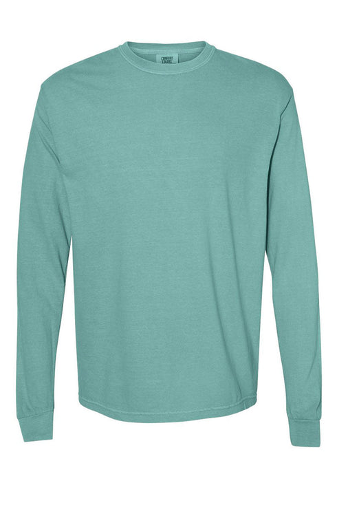 Faux Yarn Coquette Trio Comfort Colors Heavyweight Long Sleeve T-Shirt