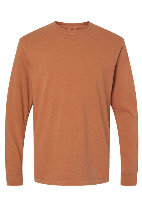 Howdy Horse Christmas Comfort Colors Heavyweight Long T-Shirt