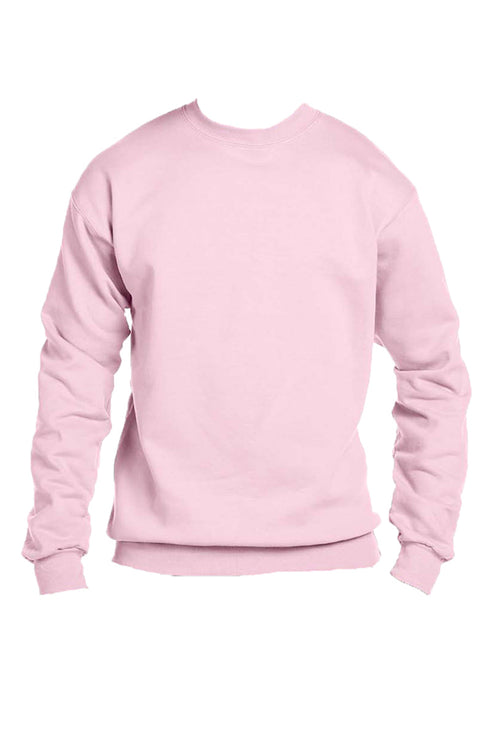 Faux Yarn Cross Ecosmart Crewneck Sweatshirt