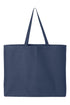 Faux Yarn Baseball Coquette Canvas Jumbo Tote