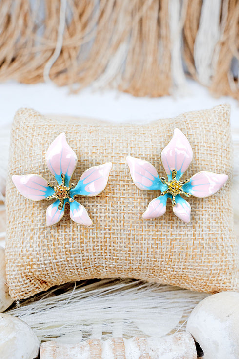 Pink Morning Bloom Earrings