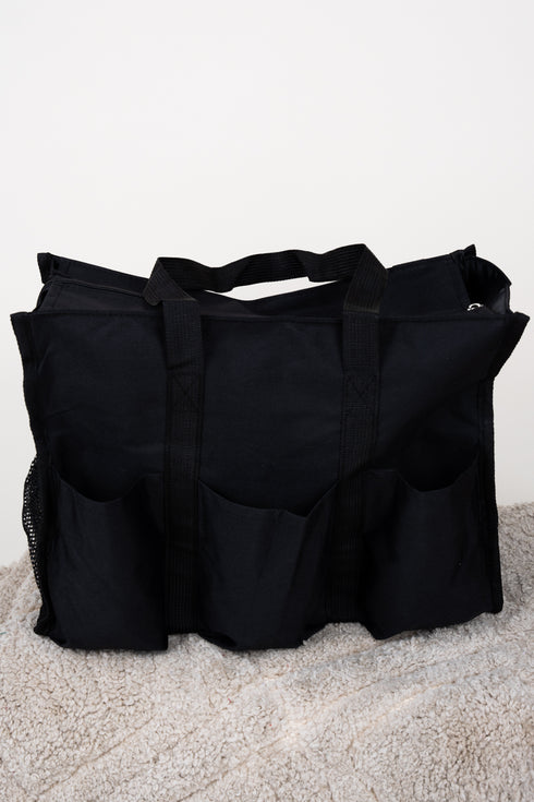 Black Medium Get It Together Organizer Tote