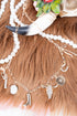 Longhorn Lane Goldtone Charm Necklace