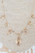 Goldtone Heartlines Charm Necklace