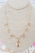 Goldtone Heartlines Charm Necklace