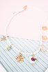 Pink Blooming Affection Pearl & Goldtone Necklace