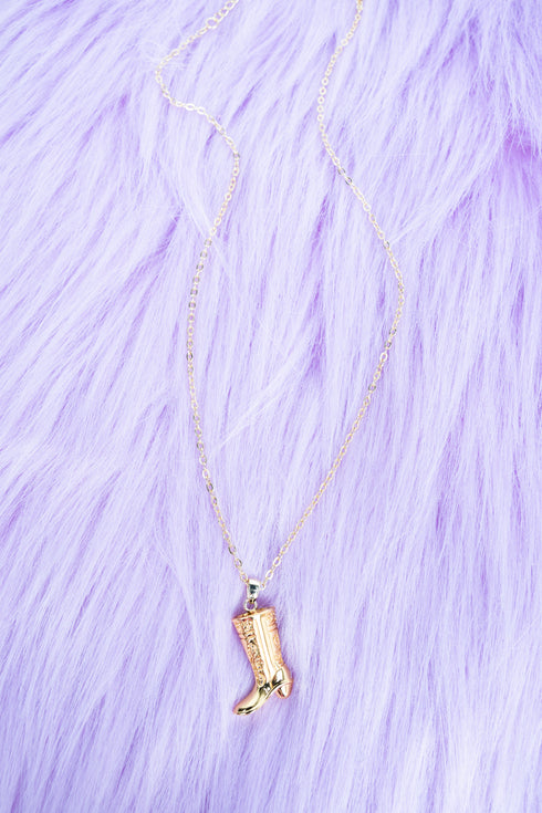 Rodeo Run Goldtone Necklace