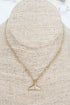 Ocean Muse Crystal Goldtone Necklace