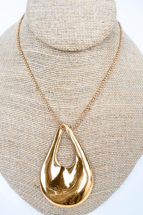 Glam Game Goldtone Necklace