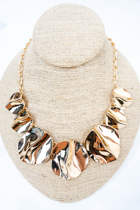 Statement Status Goldtone Necklace