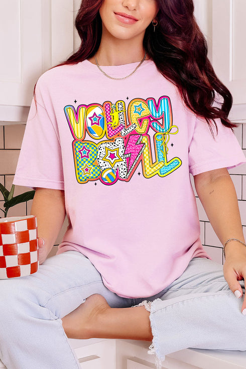 Vibrant Volleyball Comfort Colors Adult Ring-Spun Cotton Tee