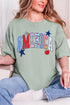America Stitched In Tradition Comfort Colors Adult Ring-Spun Cotton Tee