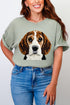 Faux Yarn Beagle Comfort Colors Adult Ring-Spun Cotton Tee