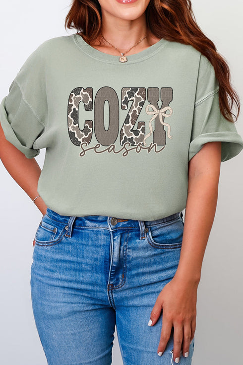 Camo Cozy Season Comfort Colors Adult Ring-Spun Cotton Tee