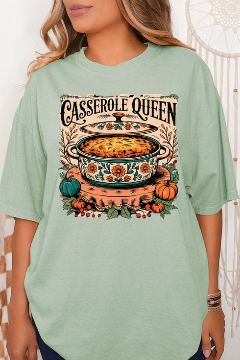 Casserole Queen Comfort Colors Adult Ring-Spun Cotton Tee