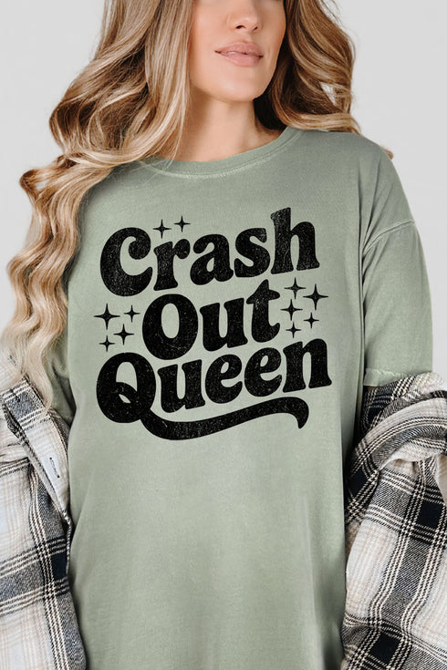 Crash Out Queen Comfort Colors Adult Ring-Spun Cotton Tee