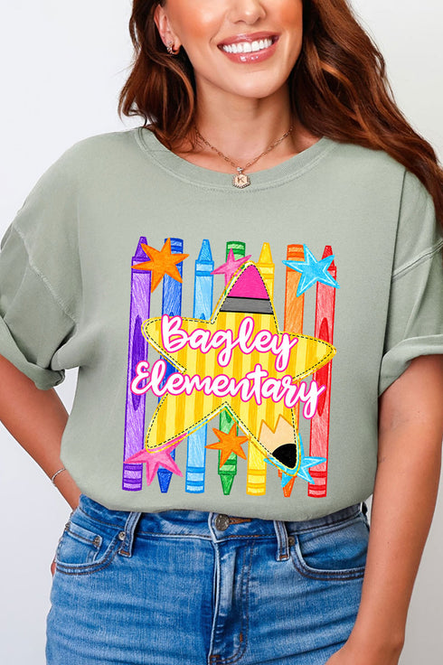Personalized Color My Classroom Comfort Colors Adult Ring-Spun Cotton Tee
