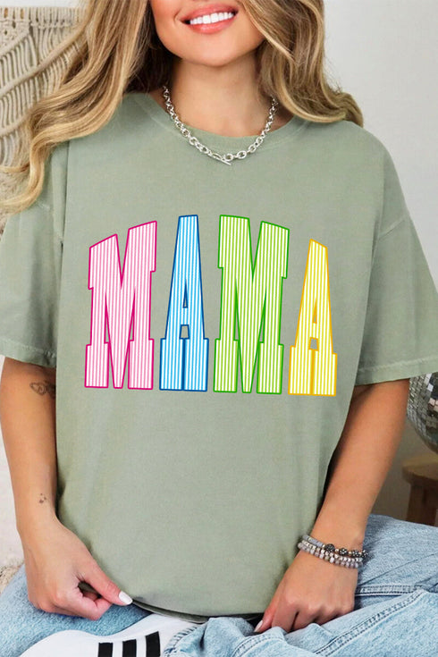 Color Me Loved Mama Comfort Colors Adult Ring-Spun Cotton Tee