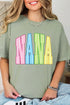 Color Me Loved Nana Comfort Colors Adult Ring-Spun Cotton Tee
