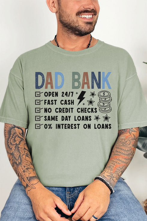 Dad Bank Comfort Colors Adult Ring-Spun Cotton Tee