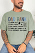 Dad Bank Comfort Colors Adult Ring-Spun Cotton Tee