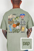 Dad Things Front & Back Comfort Colors Adult Ring-Spun Cotton Tee