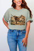 Desert Monarch Longhorn Comfort Colors Adult Ring-Spun Cotton Tee