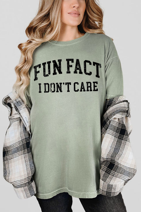 Distressed Fun Fact Comfort Colors Adult Ring-Spun Cotton Tee