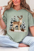 Faux Yarn Winter Deer Comfort Colors Adult Ring-Spun Cotton Tee