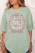 Framed Oh Come Let Us Comfort Colors Adult Ring-Spun Cotton Tee