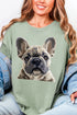 Faux Yarn French Bulldog Comfort Colors Adult Ring-Spun Cotton Tee