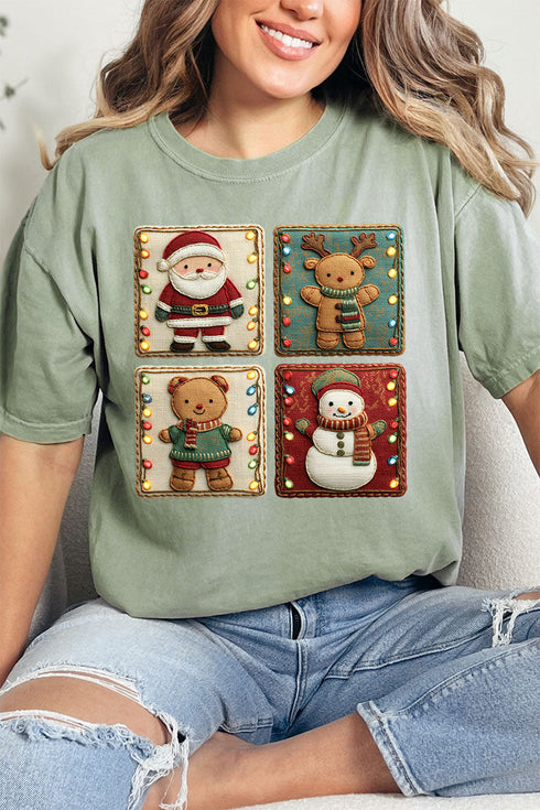 Gang's All Here Christmas Comfort Colors Adult Ring-Spun Cotton Tee