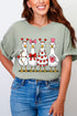 Geese In Love Formation Comfort Colors Adult Ring-Spun Cotton Tee