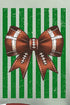 Green Varsity Bow Comfort Colors Adult Ring-Spun Cotton Tee