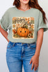Happy Pumpkin Patchwork Comfort Colors Adult Ring-Spun Cotton Tee