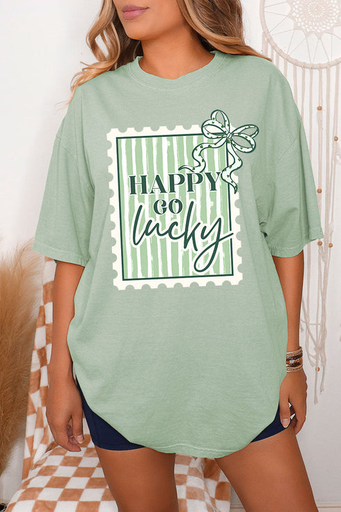 Happy Go Lucky Comfort Colors Adult Ring-Spun Cotton Tee