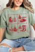 Hometown Holiday Comfort Colors Adult Ring-Spun Cotton Tee