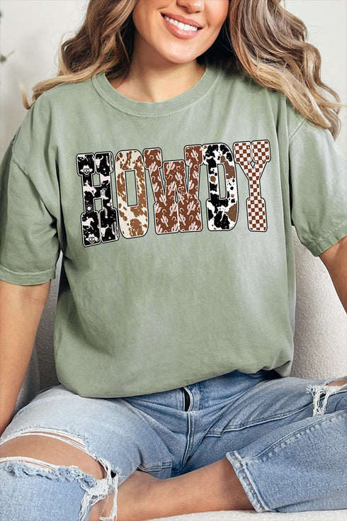 Howdy And Hide Comfort Colors Adult Ring-Spun Cotton Tee