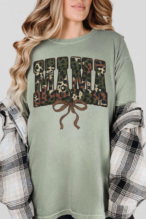Hunting Mama Ribbon Comfort Colors Adult Ring-Spun Cotton Tee