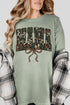 Hunting Mama Ribbon Comfort Colors Adult Ring-Spun Cotton Tee