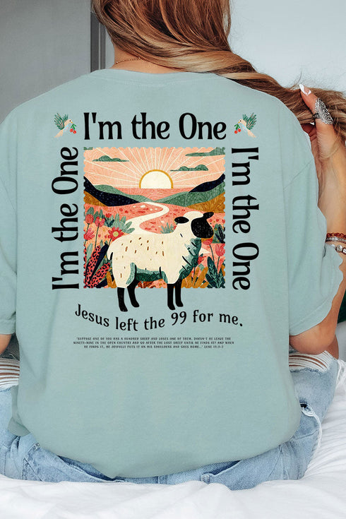 I'm The One Front & Back Comfort Colors Adult Ring-Spun Cotton Tee