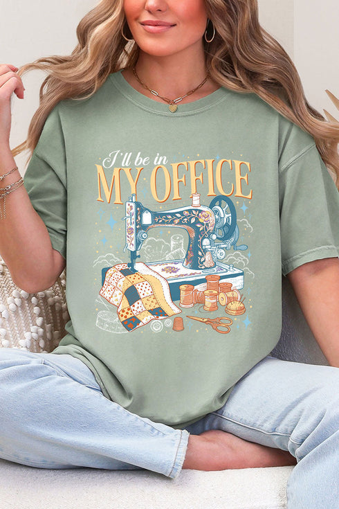 In My Office Sewing Comfort Colors Adult Ring-Spun Cotton Tee