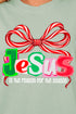 Coquette Jesus Is The Reason Comfort Colors Adult Ring-Spun Cotton Tee