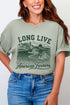 Long Live American Farmers Comfort Colors Adult Ring-Spun Cotton Tee