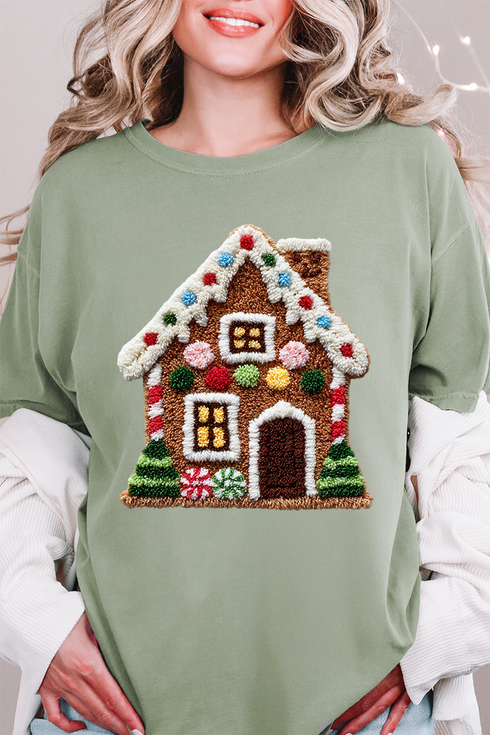 Faux Yarn Merry Manor Comfort Colors Adult Ring-Spun Cotton Tee